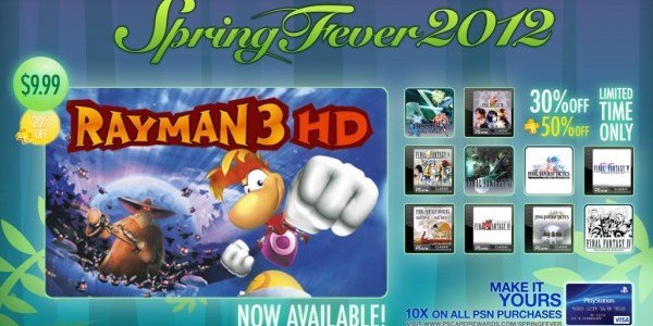 Sony Spring Fever Finbal fantasy rayman sale