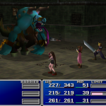 This was only made weird by the fact that Cloud was wearing a dress and make-up just mere moments before this dude showed up.