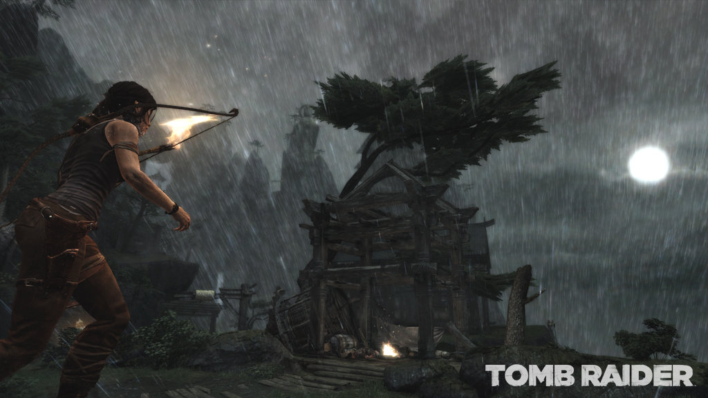Lara in the rain